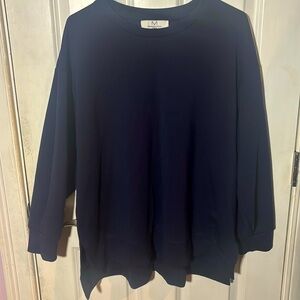 Soft long sleeve navy shirt